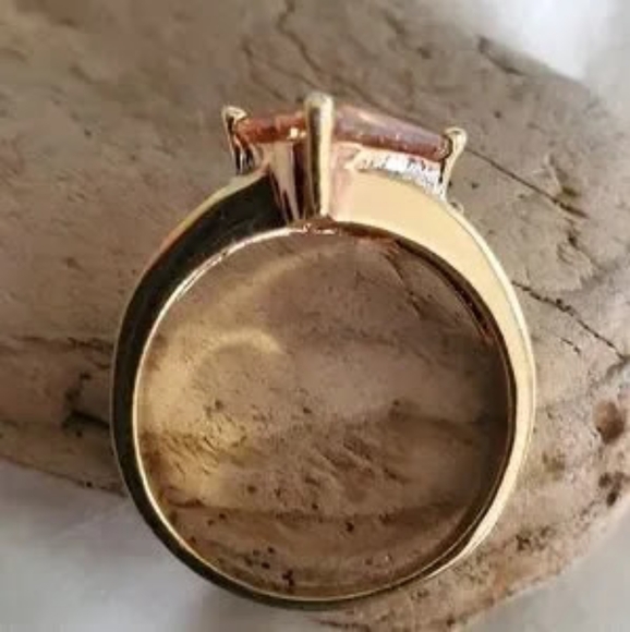 Vintage RSC Covenent Citrine Dinner Ring - Picture 11 of 11